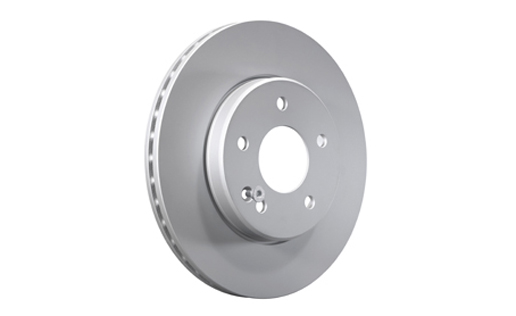 Front wheel disc brake outlet