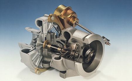 Turbocharger, engine